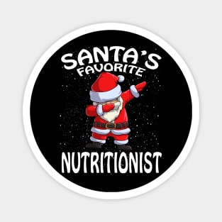 Santas Favorite Nutritionist Christmas Magnet